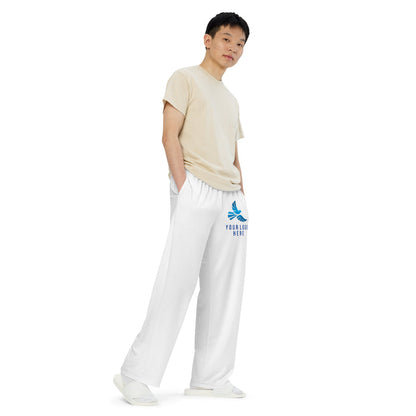 All-over print unisex wide-leg pants