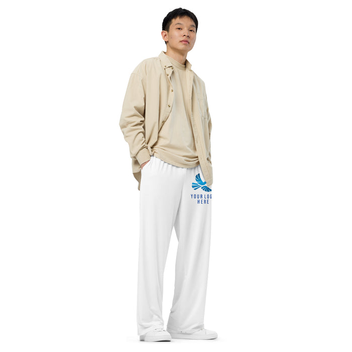 All-over print unisex wide-leg pants