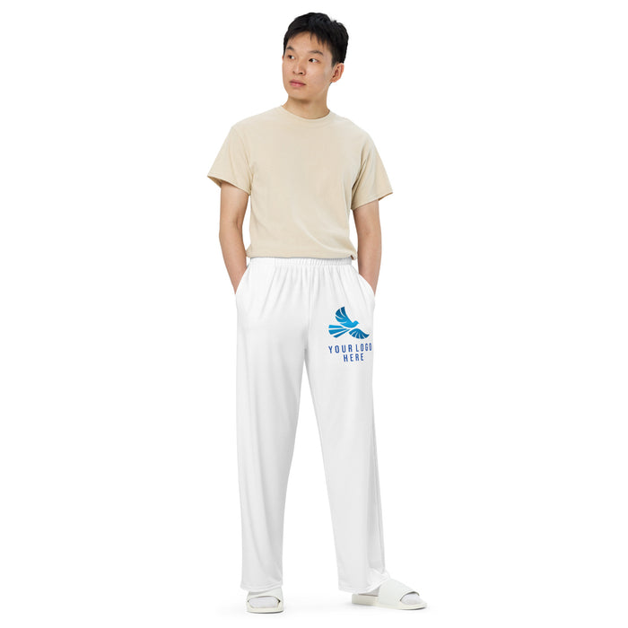 All-over print unisex wide-leg pants
