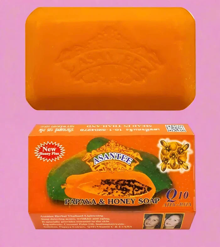 Asantee Papaya & Honey Thai Soap 125g