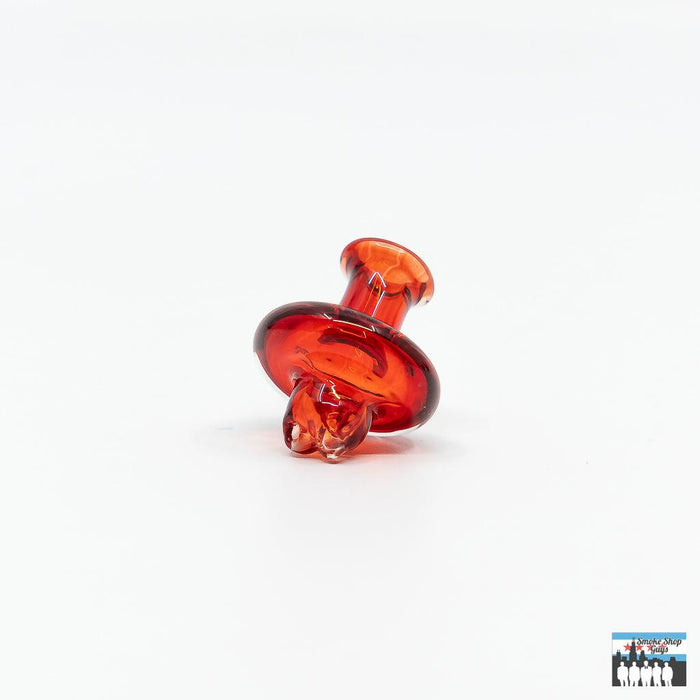 Handcrafted Fumed Glass Caps: Augy Glass Spinner Caps, Unique Fumed Glass Designs, Enhances Airflow, Vapor Production, Durable, Heat-Resistant, Compatible with a Variety of Banger Setups, Aesthetic Addition to Any Collection.