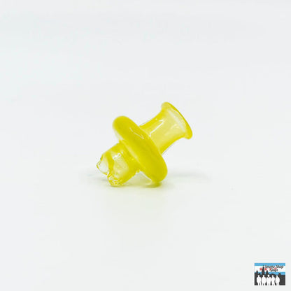 Unique Fumed Glass Spinner Caps: Augy Glass, Handcrafted, Enhances Airflow, Vapor Production, Durable, Heat-Resistant, Compatible with a Variety of Banger Setups, Aesthetic Addition to Any Collection.