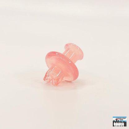 Durable Fumed Glass Spinner Caps: Augy Glass, Handcrafted, Unique Fumed Glass Designs, Enhances Airflow, Vapor Production, Durable, Heat-Resistant, Compatible with a Variety of Banger Setups, Aesthetic Addition to Any Collection.