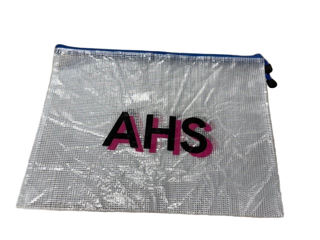 Bag - AHS shadow lettering black & pink