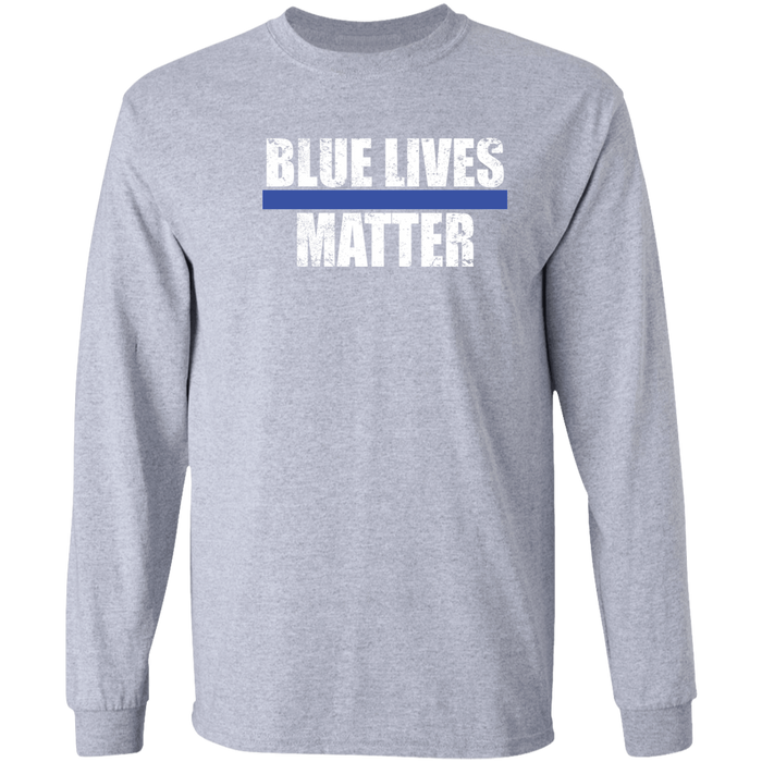 "Blue Lives Matter" - Long Sleeve Shirt - FF1