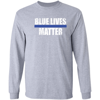 "Blue Lives Matter" - Long Sleeve Shirt - FF1
