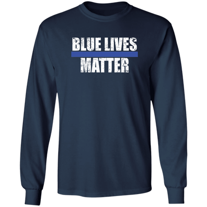 "Blue Lives Matter" - Long Sleeve Shirt - FF1