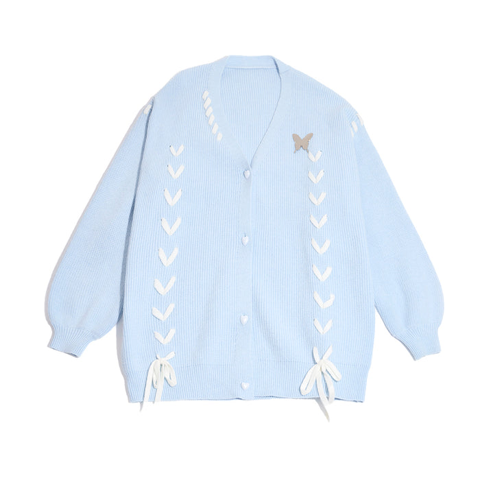 Blue-Cardigan / S