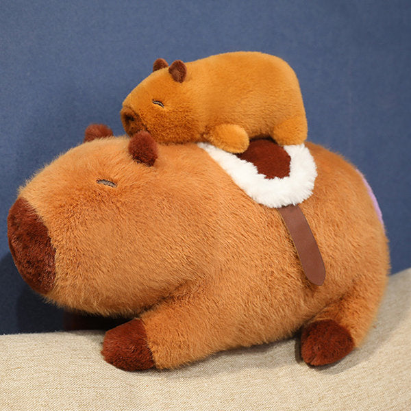 Capybara Family Plush Toy