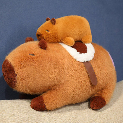 Capybara Family Plush Toy