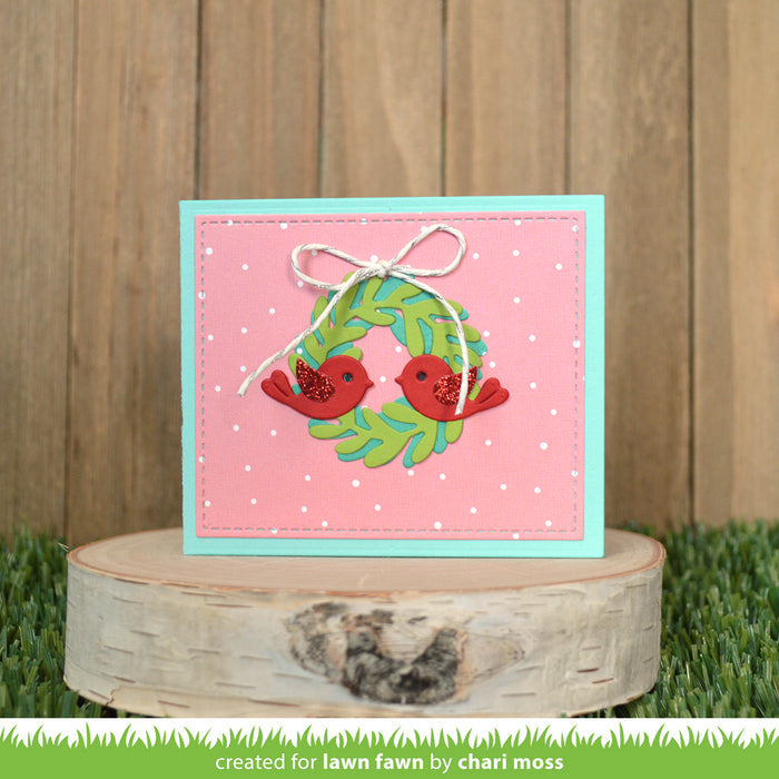 center picture window card heart add-on