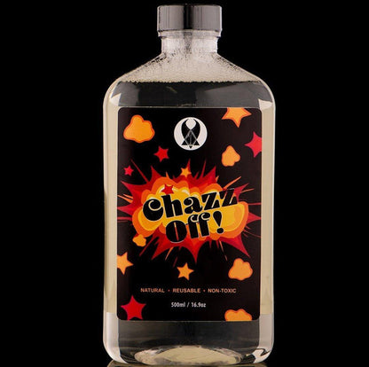 Dab Banger Cleaner: Chazz-Off, Powerful Formula Glass Quartz Cleaning, Fast Acting Dissolves Tough Stains Reclaim Residue, Compact 30ml Travel Quick Cleanups, Eco-Friendly Non-Toxic Biodegradable Safe, Versatile Glass Quartz Metal Accessories, Maximize Flavor Fresh Clean Superior Taste.