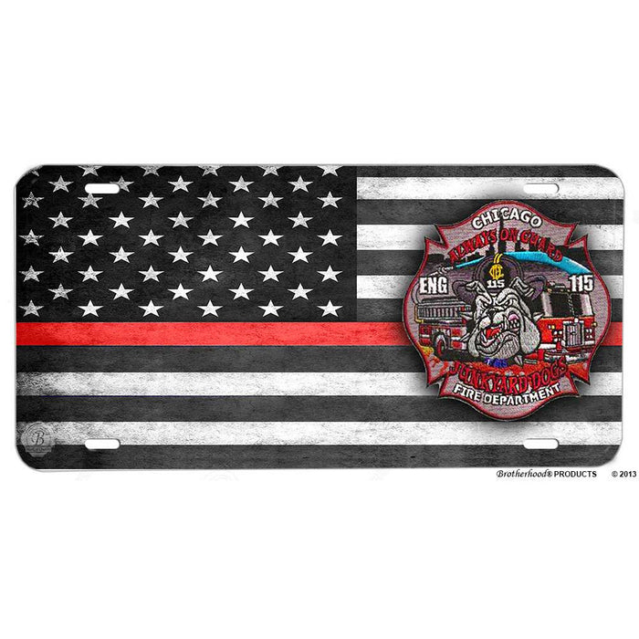 Chicago Fire Department Junkyard Dogs License Plate