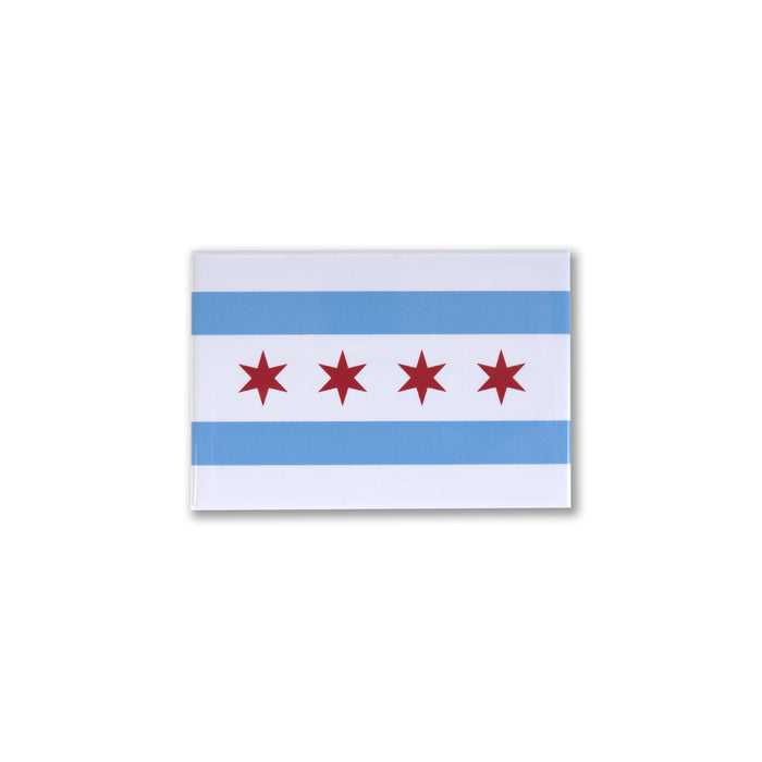 Chicago Flag 3" x 2" Magnet