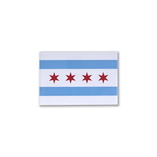 Chicago Flag 3" x 2" Magnet