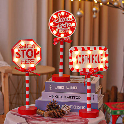 Christmas Signpost Decorative Light