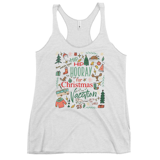 Christmas Vacation Tank Top Hip Hip Hooray for Christmas Vacation Griswold Family Christmas Tank Top