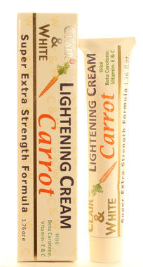 Clair & White Lightening Carrot Tube Cream 1.76oz/50ml Clair and white