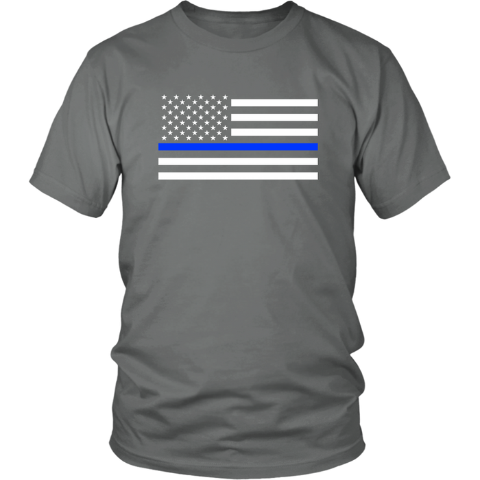 Classic Thin Blue Line Flag - Shirts + Hoodies