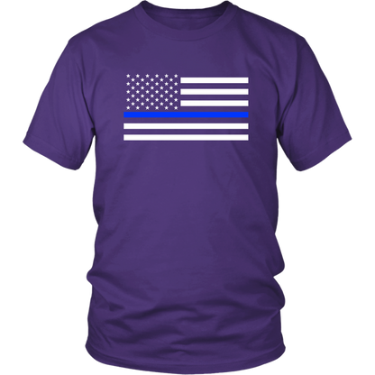 Classic Thin Blue Line Flag - Shirts + Hoodies