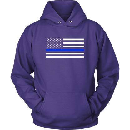 Classic Thin Blue Line Flag - Shirts + Hoodies