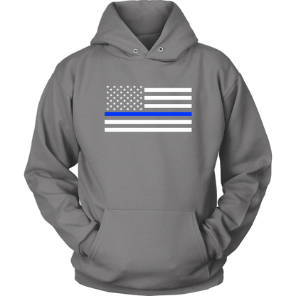 Classic Thin Blue Line Flag - Shirts + Hoodies