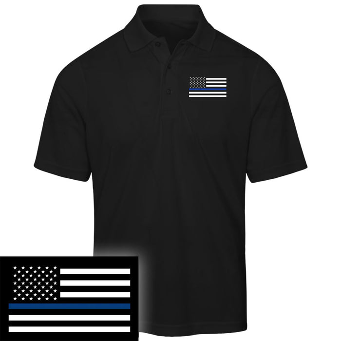 Classic Thin Blue Line Polo Shirts