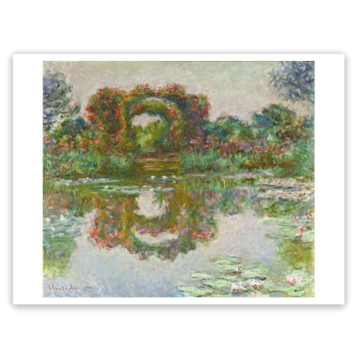 Claude Monet "Flowering Arches, Giverny" Print