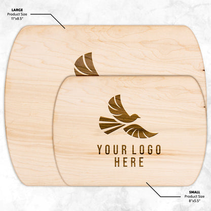 CMM Branded - Cutting Board - Oval - A1-1