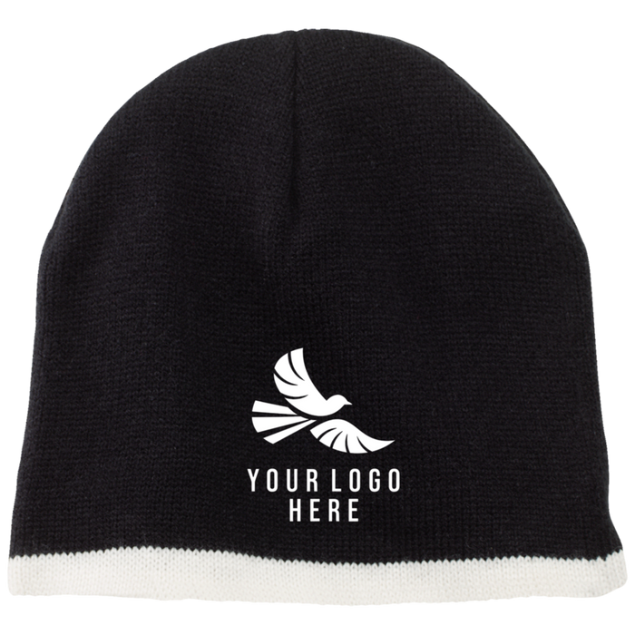 CMM Branded - Embroidered 100% Acrylic Beanie - A1-1