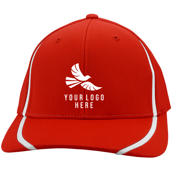 CMM Branded - Embroidered Flexfit Colorblock Cap - A1-1