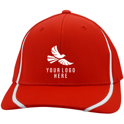 CMM Branded - Embroidered Flexfit Colorblock Cap - A1-1