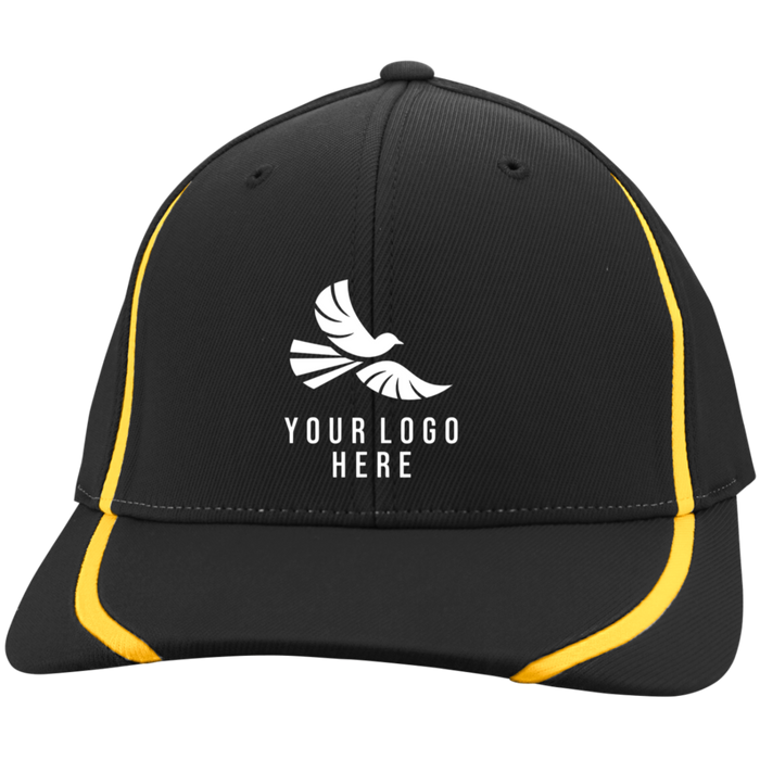 CMM Branded - Embroidered Flexfit Colorblock Cap - A1-1