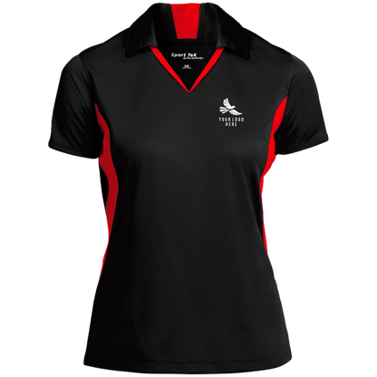 CMM Branded - LST655 Ladies' Colorblock Performance Polo - A1-1