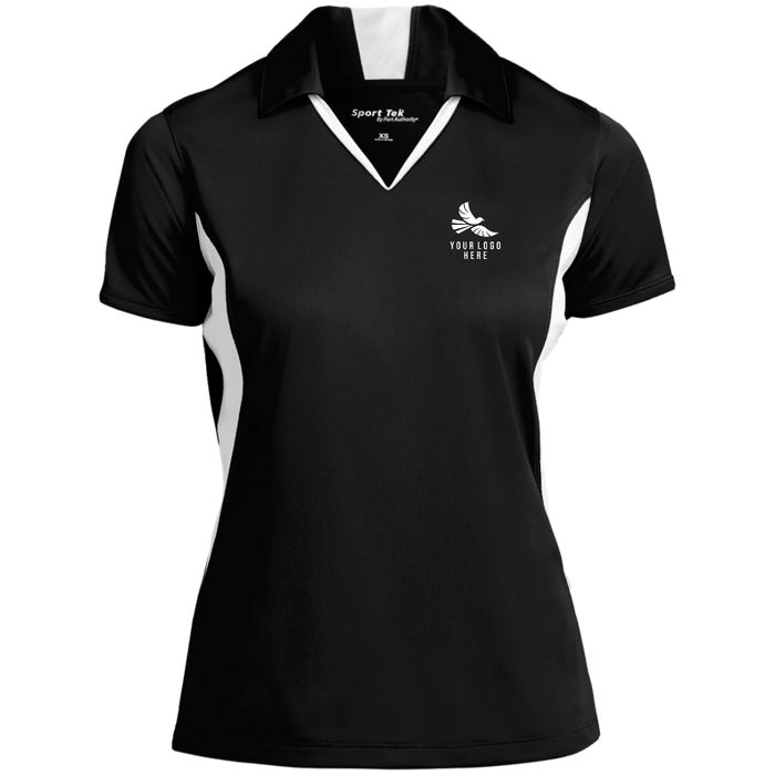 CMM Branded - LST655 Ladies' Colorblock Performance Polo - A1-1