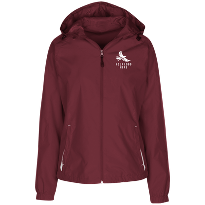 CMM Branded - LST76 Ladies' Jersey-Lined Hooded Windbreaker - A1-1