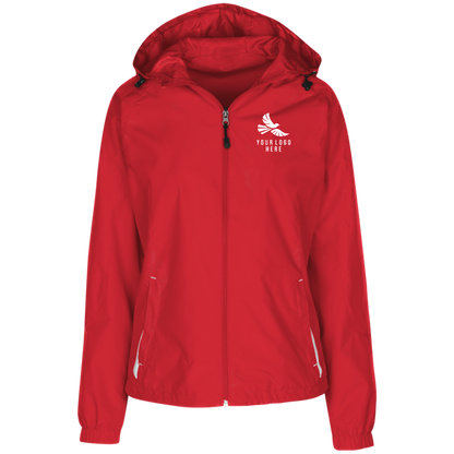 CMM Branded - LST76 Ladies' Jersey-Lined Hooded Windbreaker - A1-1
