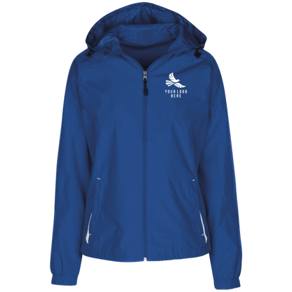 CMM Branded - LST76 Ladies' Jersey-Lined Hooded Windbreaker - A1-1