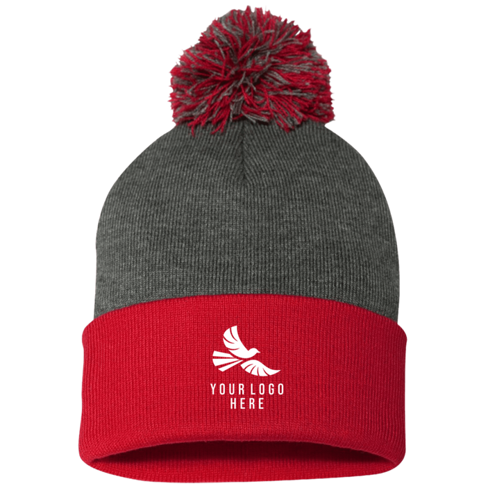 CMM Branded - SP15 Embroidered Pom Pom Knit Cap - 1