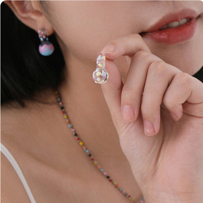 Colored Glaze Earrings