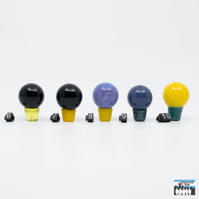 Colored Oculus Plug with Terp Sphere for Puffco Peak Pro - Stylish & Durable