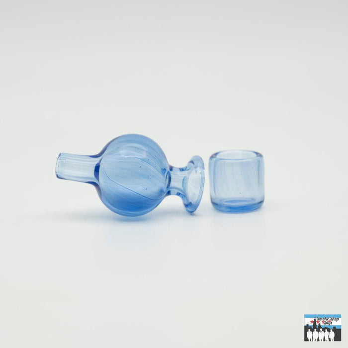 Handcrafted Glass Bubble Cap Insert: Curse Glass, Bubble Cap & Insert Combo, Ensures Better Vapor Production, Improved Airflow and Heat Retention, Compatible with a Variety of Rigs and Bangers, Versatile Use, Enhance Your Setup, Premium-Quality Glass