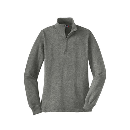 Custom Logo: 1/4-Zip Fleece Pullover (Ladies) - Various Colors
