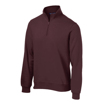 Custom Logo: 1/4-Zip Fleece Pullover (Men) - Various Colors