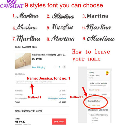 Customized Necklace - Version 15