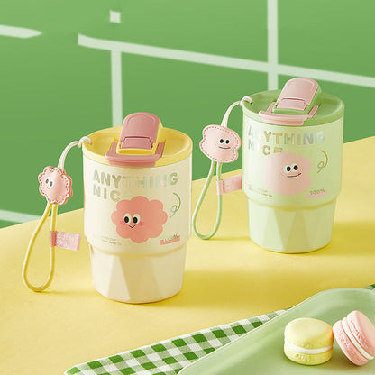 Cute Cloud Pattern Thermos
