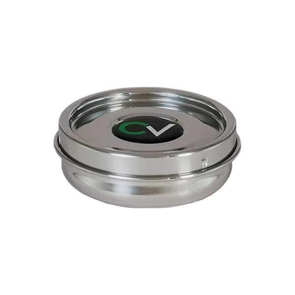 Humidity Controlled Herb Container: CVault Air-Tight Storage, Optimal Freshness, Air-Tight Seal, Humidity Pack Compatible, Durable Food-Grade Stainless Steel, Assorted Sizes Storage Needs, Keeps Herbs Spices Fresh Extended, Portable Easy to Clean.