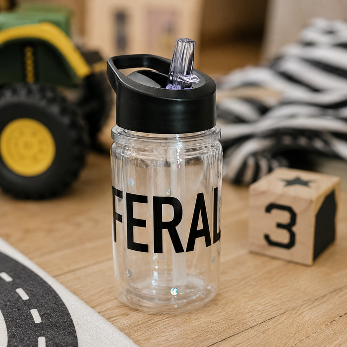 Feral Toddler Sippy Cup Salt and Sparkle