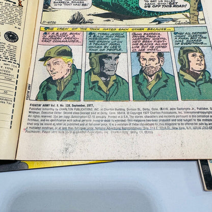 Fightin Army Comic Lot Charlton War Comics Issues 128 131 146 150