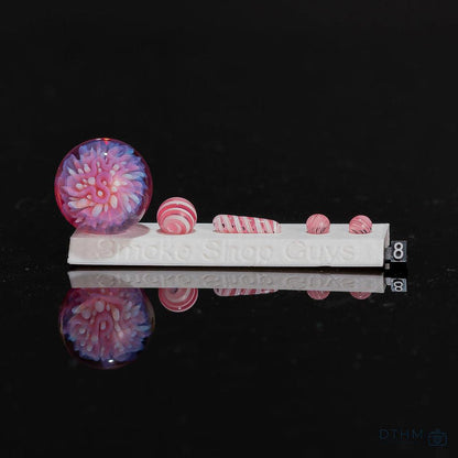 Precision Dabbing Set: Glass by Keri Cane, Slurper Set, 5-Piece Kit, Enhanced Airflow, Optimal Flavor, Durable